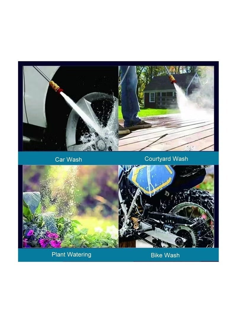 AOTUO غسالة ضغط لاسلكية 48 فولت، مسدس رش ماء ضغط 30 بار، بطارية ليثيوم 48 فولت تدوم لفترة طويلة عند الشحن الكامل، غسالة سيارات عالية الضغط محمولة لتنظيف السيارات/السياج/الجدران/الأرضيات (48 فولت) - Image 3